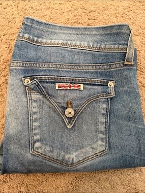 Hudson Jeans Light Blue Bootcut Denim with Branded Back Pocket